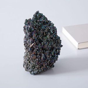 West Elm Black Iridescent Coal Crystal